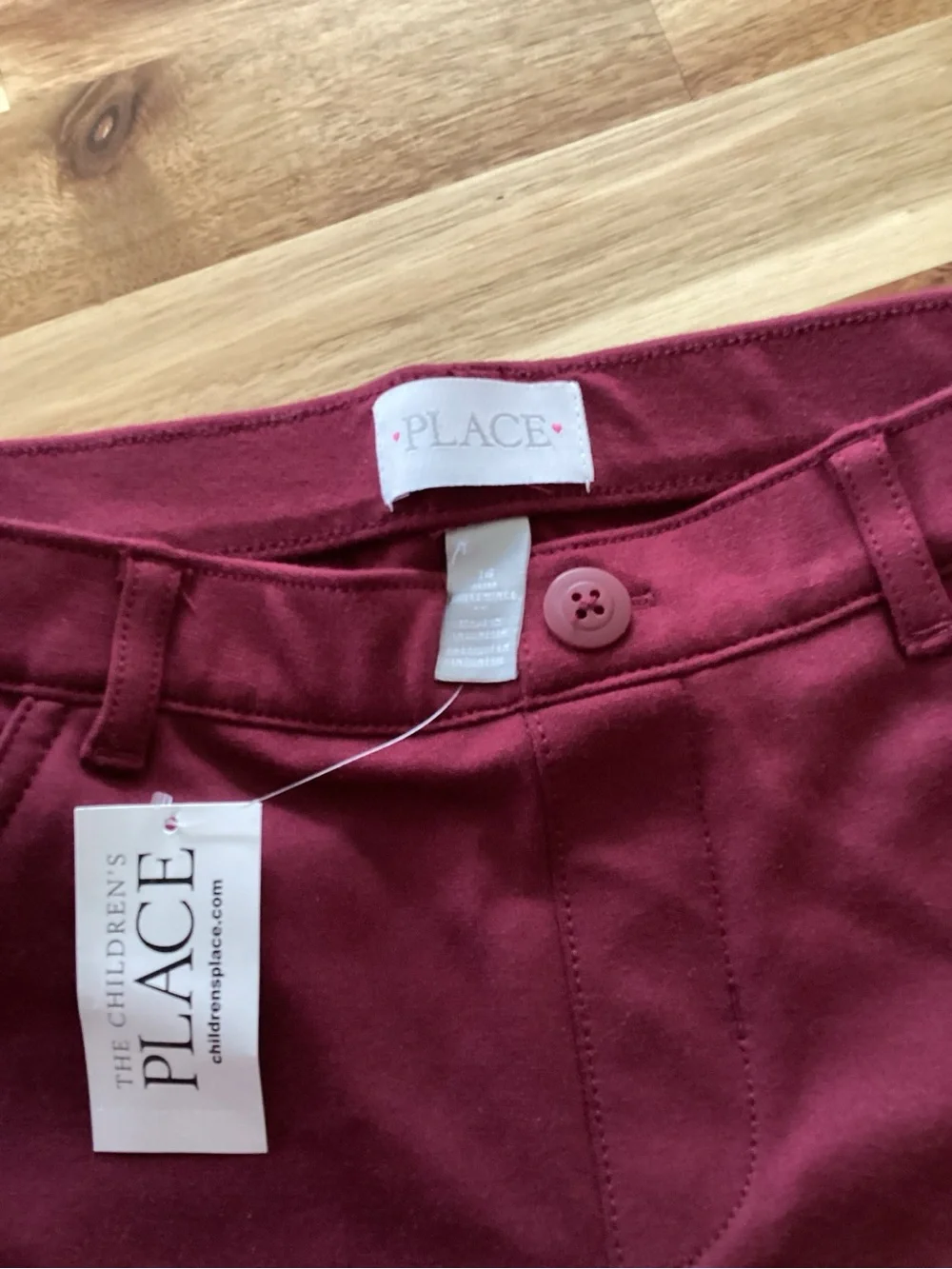 The Children's Place Maroon Girls' Leggings
